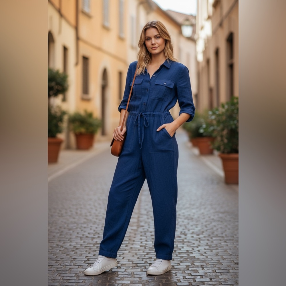 ❤️MADEWELL Lightspun Tapered-Leg Jumpsuit